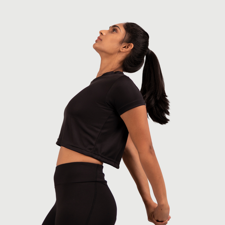 BLACK CROPTOP