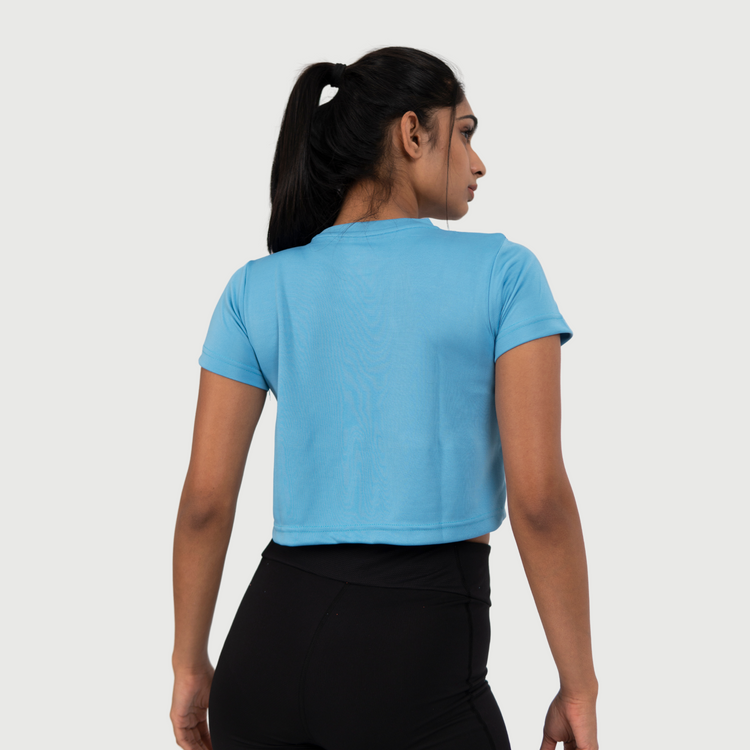 BLUE CROPTOP